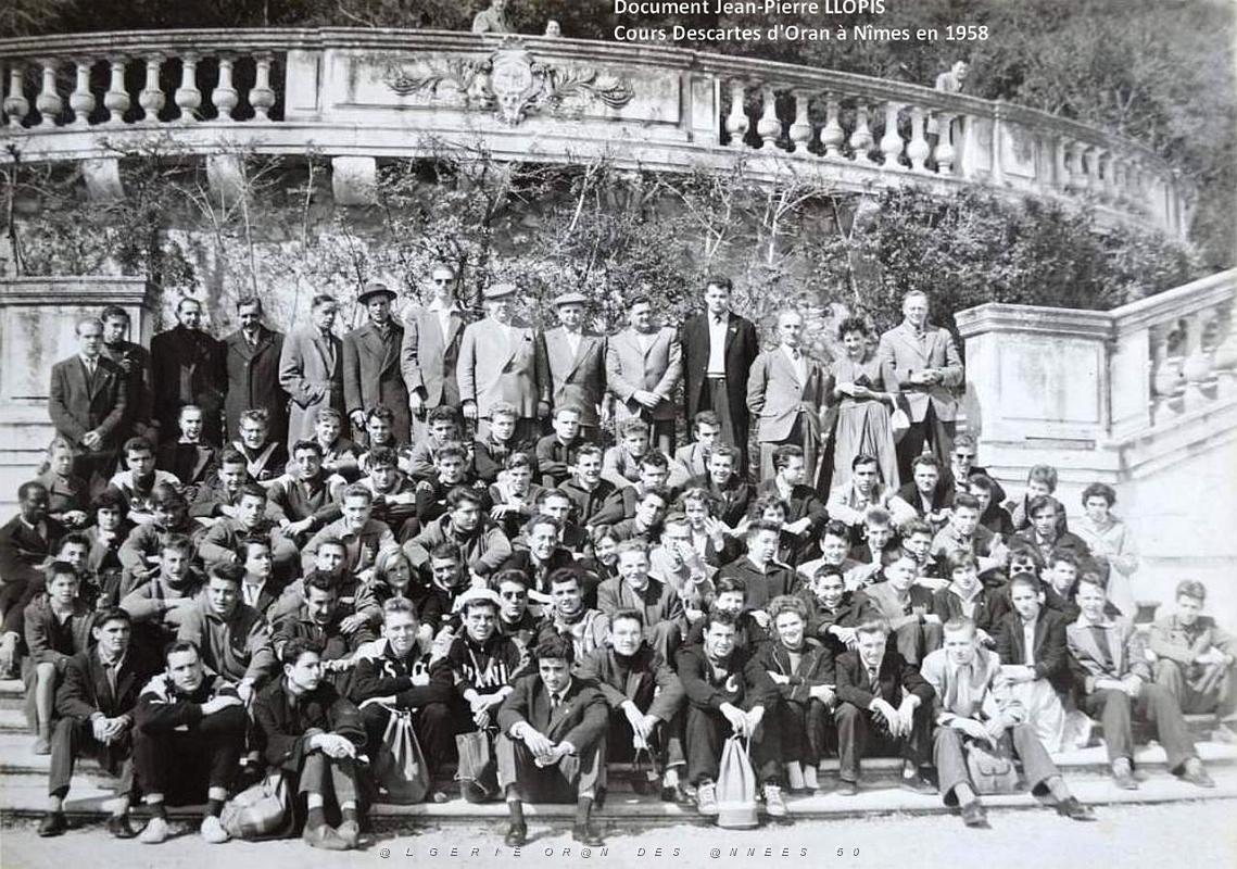 Oran- SDV- 6727-Cours Descartes Oran- Nimes 1958- 01.JPG